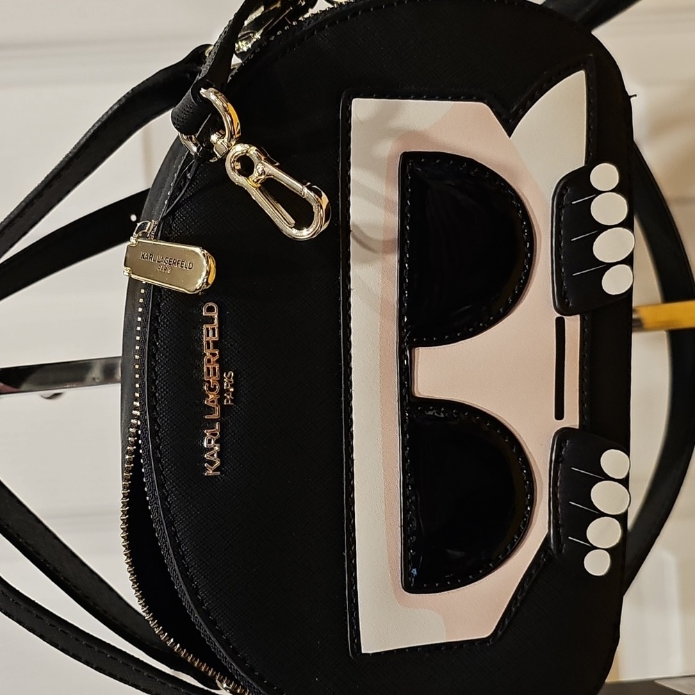 Karl Lagerfeld Maybelle Crossbody Top Handle Bag NWT - Picture 2 of 8